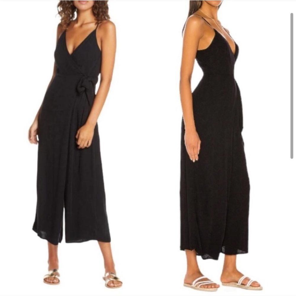 Nwt l*space black wide leg jumpsuit